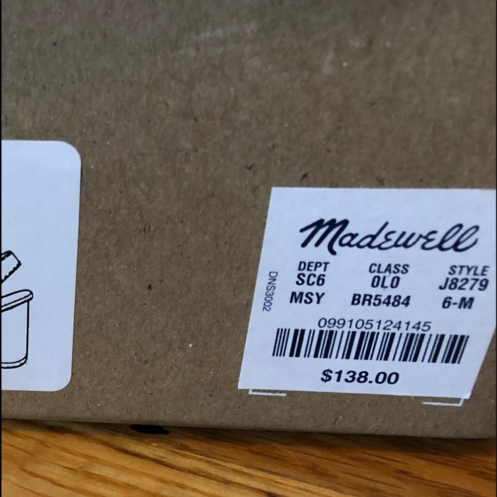 NWT - SOLD OUT!! Madewell Sling-Back Heels in Maple Syrup; Size 6 - Picture 9 of 10
